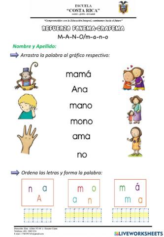 Aplicación lecto-escritura