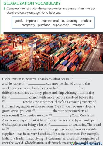 Unlock  4- vocabulary activity