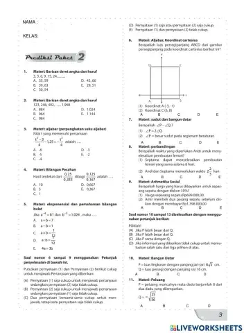 Latihan TPA UTBK Prediksi 2