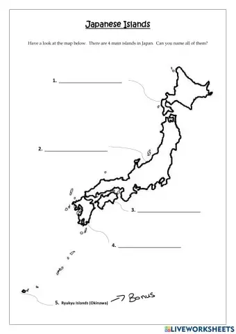 Japanese map