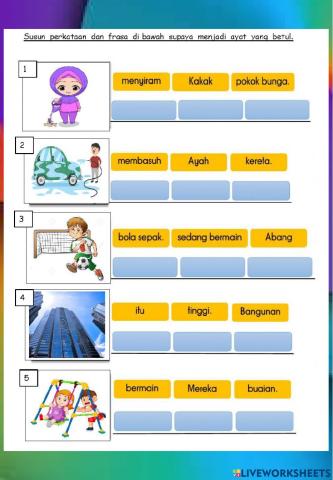 Bahasa melayu (susun perkataan)