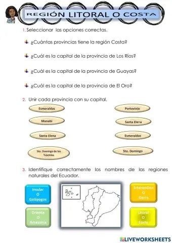 Región Litoral o Costa