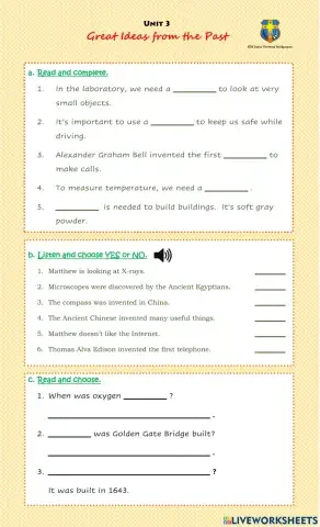 Great Ideas from the Past