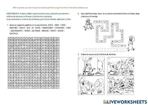 Perseverancia - el ciego bartimeo