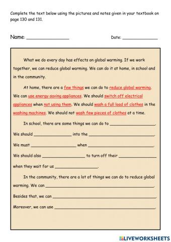 Unit 13- For A Better Tomorrow