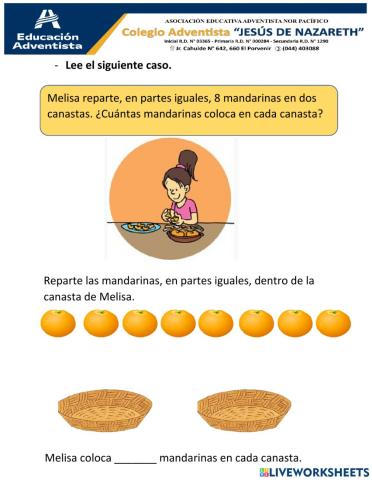 Repartición equitativa