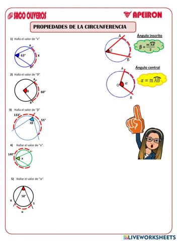 PropiedaDes de la circunferencia