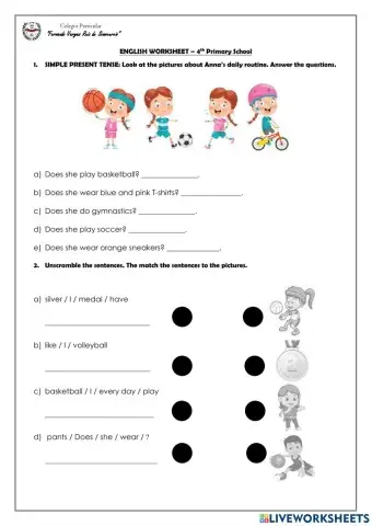 Simple present tense