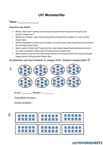 Ulangan Harian Matematika