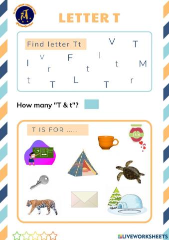 Find Letter Tt
