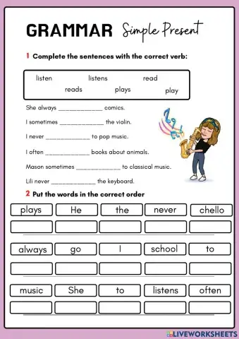 Simple present - Affirmative