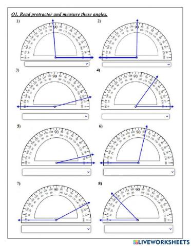 Angles measurement