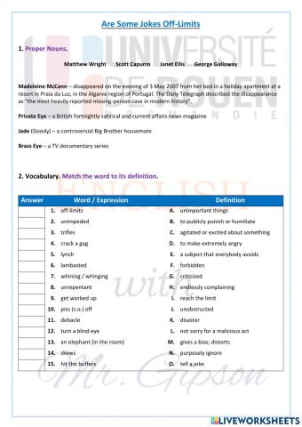 Are Some Jokes Off-Limits