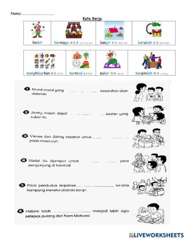 Bahasa Melayu Tahun 3