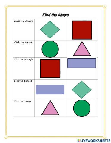 Identifying Shapes