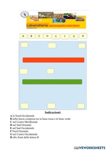 Orientamento spaziale in Geografia n.1