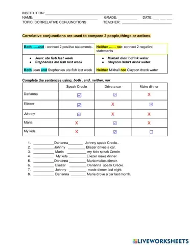Agreeing and disagreeing