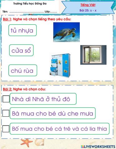 Ôn tập TV tuần 6