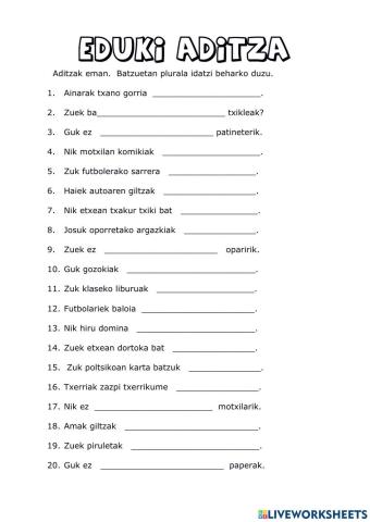 Eduki aditza 1