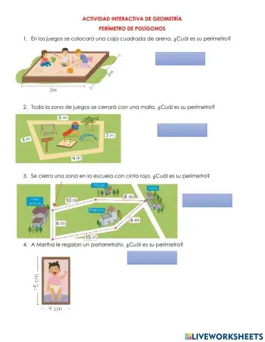 Perímetro de polígonos