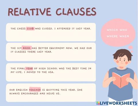 Relative sentences