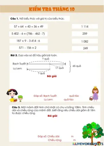 Kiểm tra tháng 10