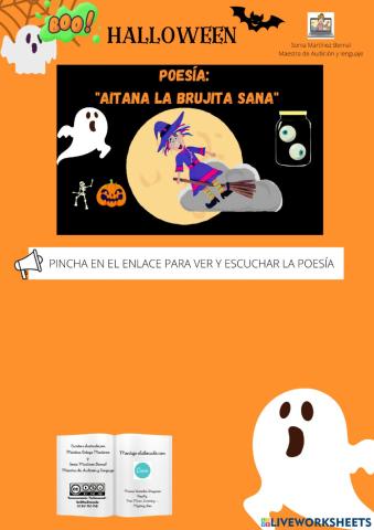 Halloween aitana la brujita sana