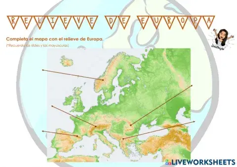Relieve Europa