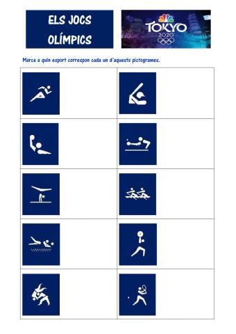 Jocs Olímpics pictogrames 