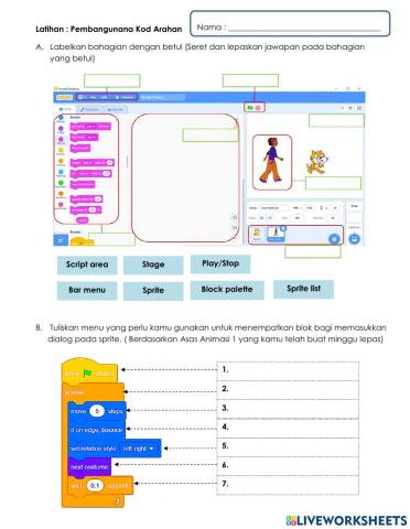 6.2.3 Pembangunana Kod Arahan