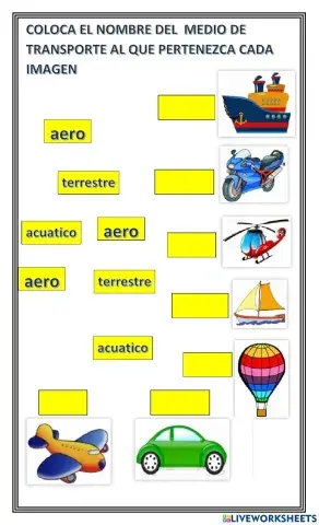 Medios de transporte