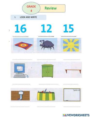 Fam 4 review starter-unit 2
