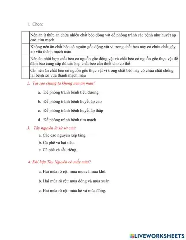 Khoa học 9- Lịch sử Tây Nguyên