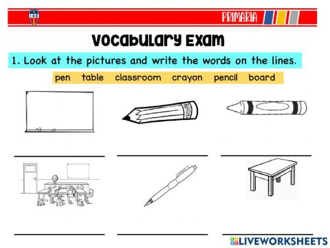 VOCABULARY EXAM 21-22