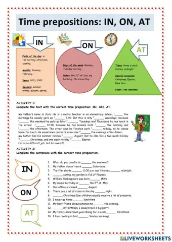 Time Prepositions