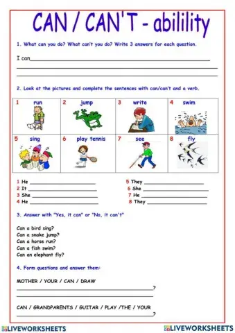 Can Or Can't? - Abilility