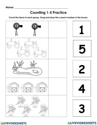 Lesson 1: Reading and Writing Numbers from 1 to 5