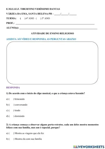 Sentimentos e esperança