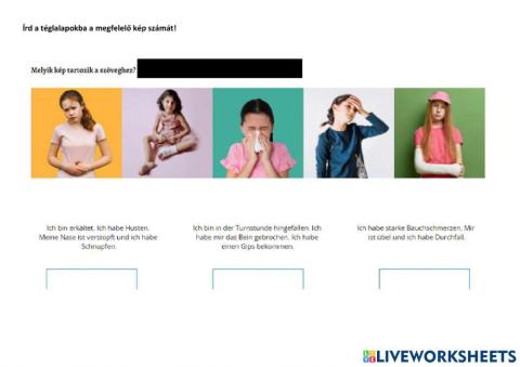 Nyelvi mérés gyakorlás - német 8.