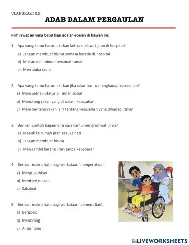 Adab dalam pergaulan