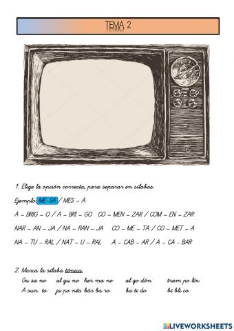 Repaso tema 2 lengua 2 ep