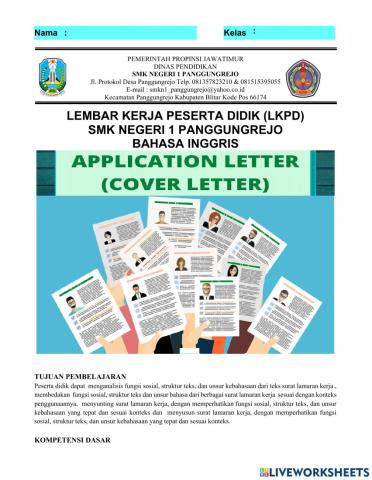 Application Letter