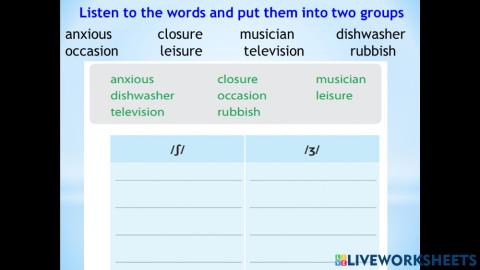 Pronunciation of -ʃ- and -ʒ-
