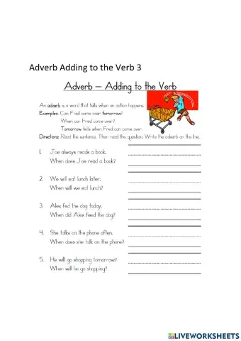 Adverb Adding to the Verb 3