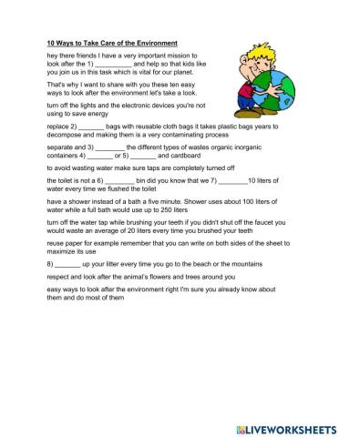 10 Ways to Take Care of the Environment