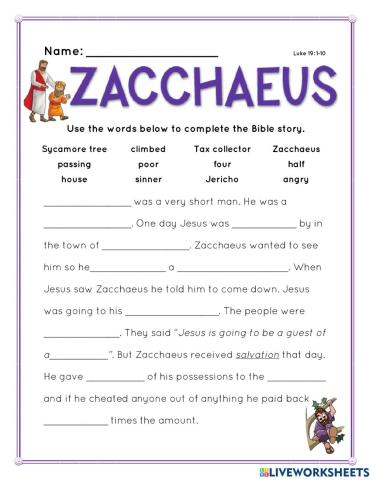 Zacchaeus