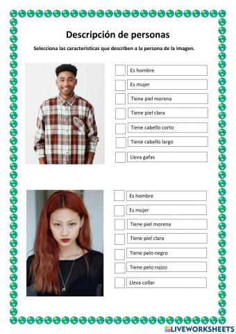 Descripciones físicas