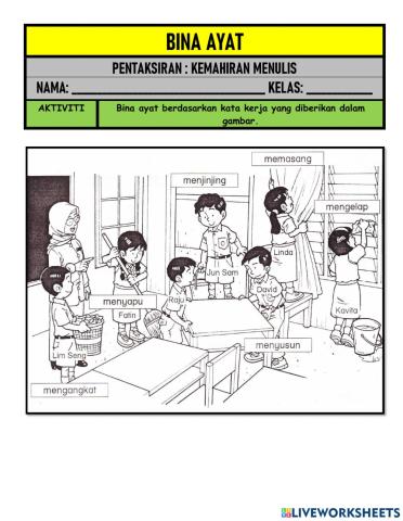 BM TAHUN 4 - Membina Ayat