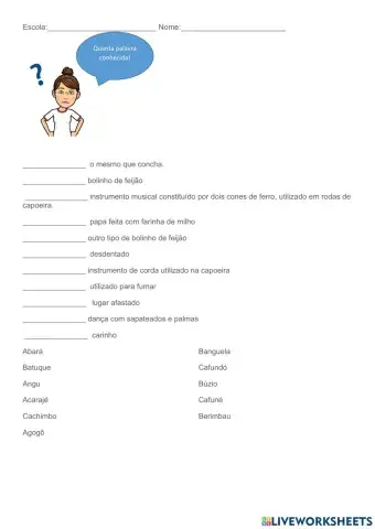 Palavras de origem africana