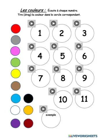 Les couleurs à l'écoute